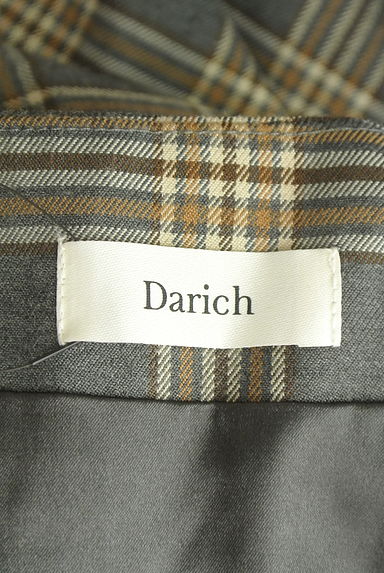 Darich（ダーリッチ）の古着「パフスリーブチェック柄ミニワンピース（ワンピース・チュニック）」大画像６へ