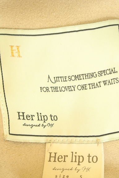 Her lip to（ハーリップトゥ）の古着「スヌード付きノーカラーロングコート（コート）」大画像６へ
