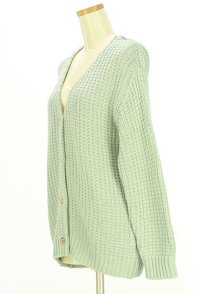PROPORTION BODY DRESSING（プロポーションボディ ドレッシング）の古着「リボンボタンローゲージニットカーディガン（カーディガン・ボレロ）」大画像３へ