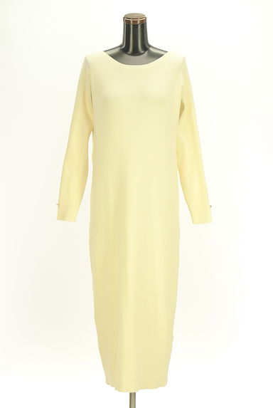 PROPORTION BODY DRESSING（プロポーションボディ ドレッシング）の古着「ツイードベスト＋ロングニットワンピース（ツーピース（ジャケット＋ワンピース））」大画像５へ