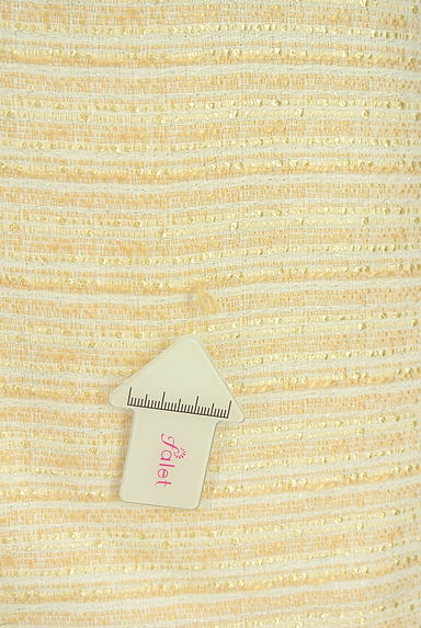 PROPORTION BODY DRESSING（プロポーションボディ ドレッシング）の古着「ラメボーダーツイード膝上ワンピース（キャミワンピース）」大画像５へ
