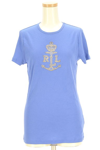 POLO RALPH LAUREN（ポロラルフローレン）の古着「Ralph Lauren ビーズ刺繍半袖Tシャツ（Ｔシャツ）」大画像１へ