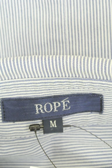 ROPE（ロペ）の古着「ストライプ柄ノースリブラウス（ブラウス）」大画像６へ