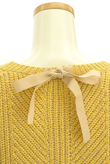 NATURAL BEAUTY BASIC（ナチュラルビューティベーシック）の古着「バックリボンニット（ニット）」大画像５へ