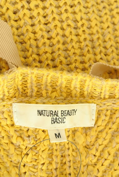 NATURAL BEAUTY BASIC（ナチュラルビューティベーシック）の古着「バックリボンニット（ニット）」大画像６へ