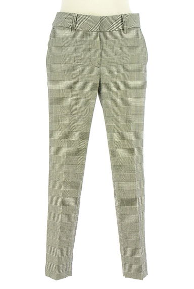 NATURAL BEAUTY BASIC（ナチュラルビューティベーシック）の古着「グレンチェック柄クロップド丈テーパードパンツ（パンツ）」大画像１へ