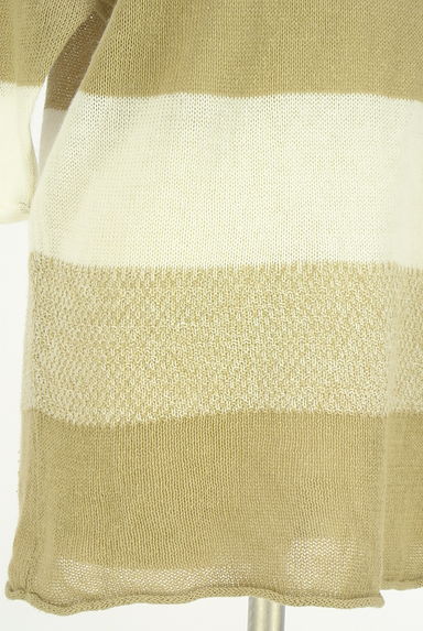 BEAMS Women's（ビームス　ウーマン）の古着「BEAMS LIGHTS 配色綿麻ニット（ニット）」大画像５へ