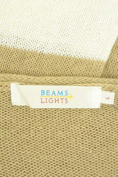 BEAMS Women's（ビームス　ウーマン）の古着「BEAMS LIGHTS 配色綿麻ニット（ニット）」大画像６へ