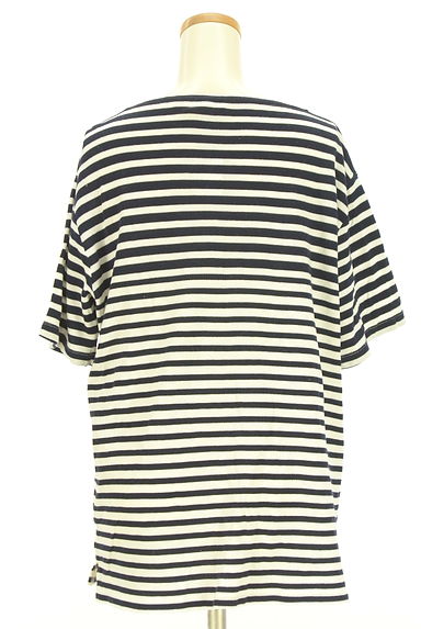 ABAHOUSE（アバハウス）の古着「ボーダー柄半袖カットソー（カットソー・プルオーバー）」大画像２へ