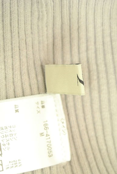 N.Natural Beauty Basic*（エヌ ナチュラルビューティーベーシック）の古着「ハイネックリブニット（ニット）」大画像６へ