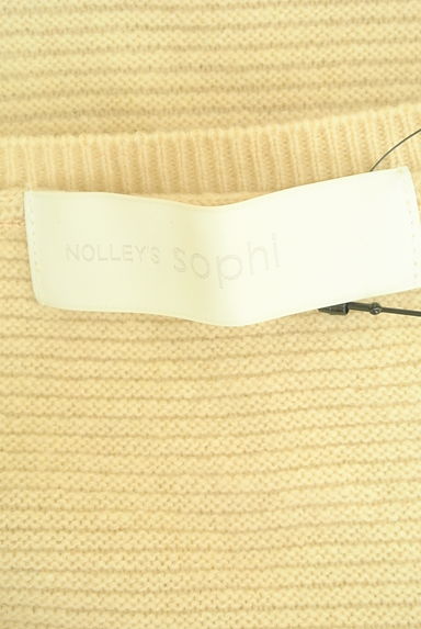 NOLLEY'S sophi（ノーリーズソフィ）の古着「ボリューム袖横リブニット（ニット）」大画像６へ