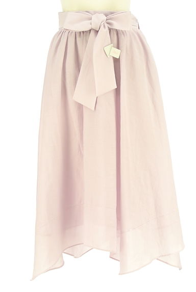 WILLSELECTION（ウィルセレクション）の古着「ベルト付きイレギュラーヘムシアースカート（ロングスカート・マキシスカート）」大画像４へ