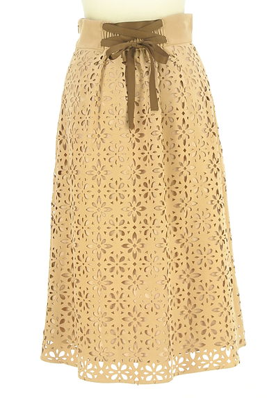 WILLSELECTION（ウィルセレクション）の古着「パンチングレースミモレスカート（ロングスカート・マキシスカート）」大画像２へ