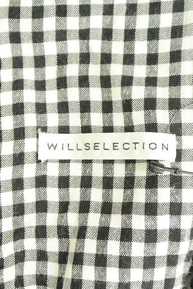 WILLSELECTION（ウィルセレクション）の古着「ギンガムチェックベアロングワンピース（キャミワンピース）」大画像６へ
