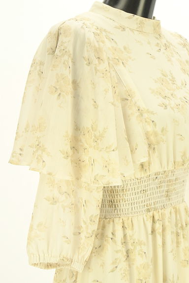 WILLSELECTION（ウィルセレクション）の古着「7分袖花柄シフォンワンピース（ワンピース・チュニック）」大画像４へ