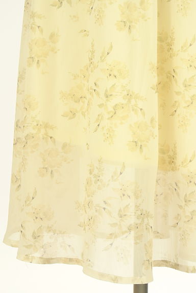 WILLSELECTION（ウィルセレクション）の古着「7分袖花柄シフォンワンピース（ワンピース・チュニック）」大画像５へ