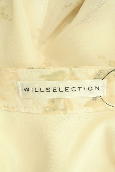 WILLSELECTION（ウィルセレクション）の古着「7分袖花柄シフォンワンピース（ワンピース・チュニック）」大画像６へ