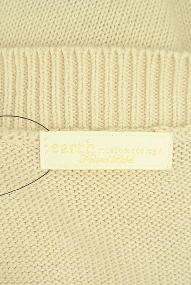 earth music&ecology（アースミュージック＆エコロジー）の古着「ロングニットベスト＋シャツワンピース（ワンピース・チュニック）」大画像６へ