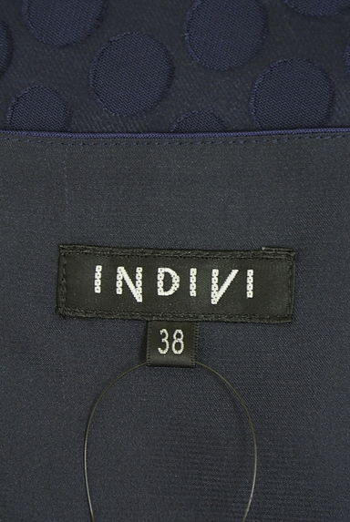 INDIVI（インディヴィ）の古着「ドットシフォンキャミワンピース（キャミワンピース）」大画像６へ