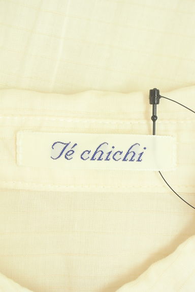 Te chichi（テチチ）の古着「7分袖ボーダーシャツ（ブラウス）」大画像６へ