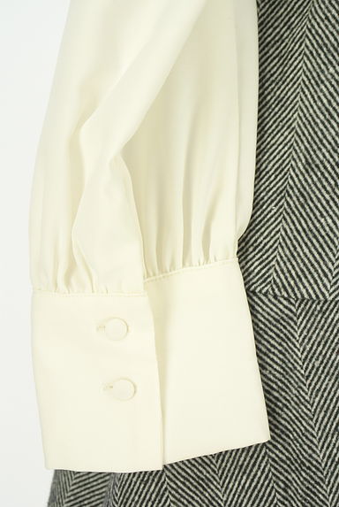 WILLSELECTION（ウィルセレクション）の古着「へリンボーン柄ドッキング膝丈ワンピース（ワンピース・チュニック）」大画像５へ