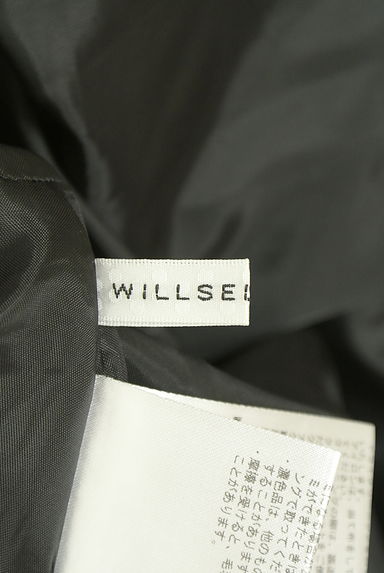 WILLSELECTION（ウィルセレクション）の古着「へリンボーン柄ドッキング膝丈ワンピース（ワンピース・チュニック）」大画像６へ