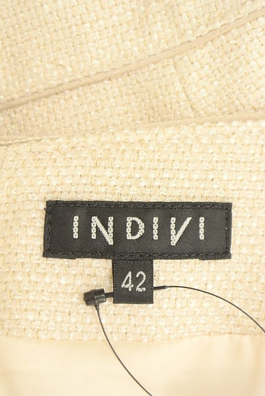 INDIVI（インディヴィ）の古着「膝丈ラメワンピース（ワンピース・チュニック）」大画像６へ