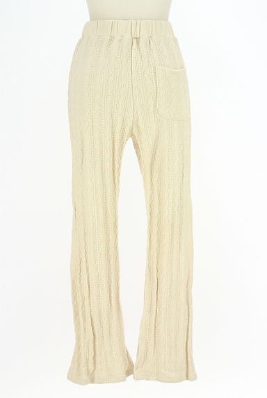 ＋81BRANCA（ハチイチブランカ）の古着「スリットニットパンツ（パンツ）」大画像２へ