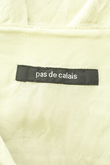 Pas de calais（パドカレ）の古着「キーネックシルクブラウス（カットソー・プルオーバー）」大画像６へ