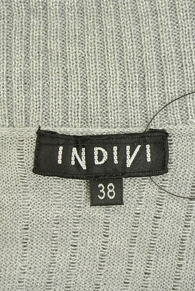 INDIVI（インディヴィ）の古着「ラメショートカーディガン（カーディガン・ボレロ）」大画像６へ