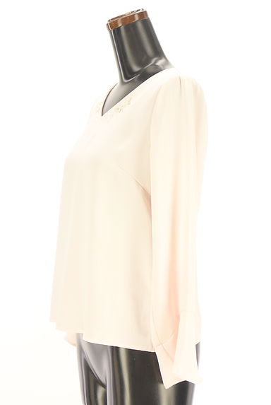 PROPORTION BODY DRESSING（プロポーションボディ ドレッシング）の古着「ビジュー付きVネックカットソー（カットソー・プルオーバー）」大画像３へ