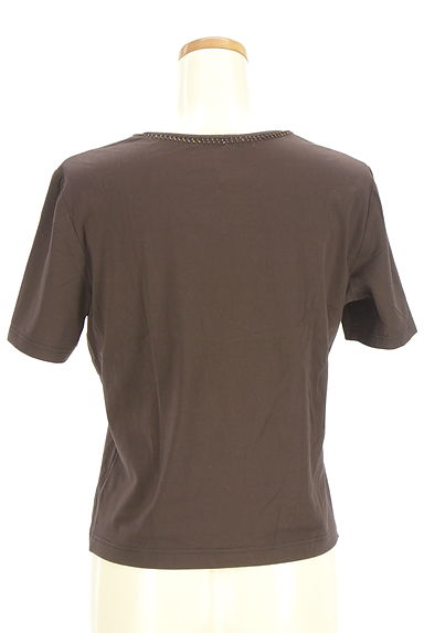 LEILIAN（レリアン）の古着「ビーズネックTシャツ（Ｔシャツ）」大画像２へ