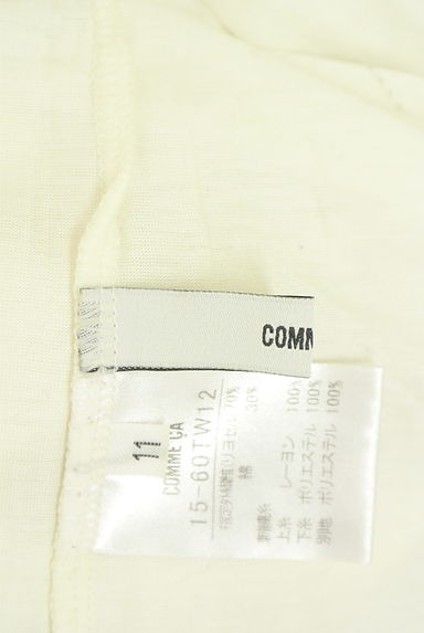 COMME CA（コムサ）の古着「スパンコール刺繍Tシャツ（Ｔシャツ）」大画像６へ