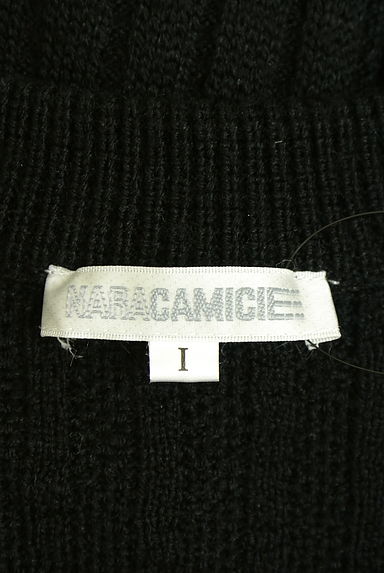 NARA CAMICIE（ナラカミーチェ）の古着「Vネックリブニットカーディガン（カーディガン・ボレロ）」大画像６へ