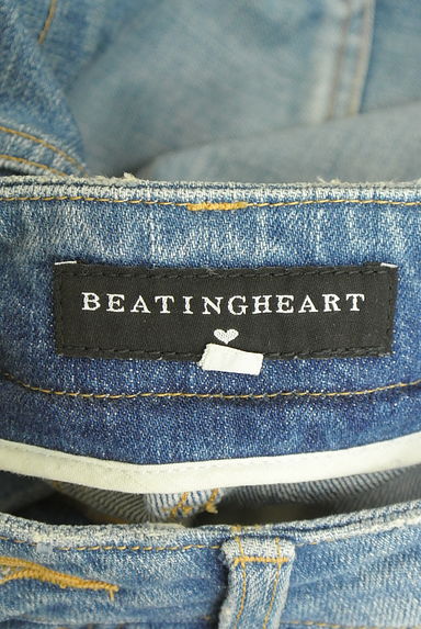 BEATING HEART（ビーティングハート）の古着「裾フリンジワイドデニムパンツ（デニムパンツ）」大画像６へ