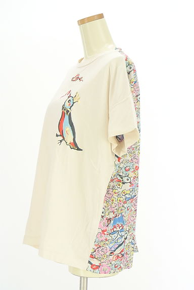 TSUMORI CHISATO（ツモリチサト）の古着「花柄プリントコットンカットソー（カットソー・プルオーバー）」大画像３へ