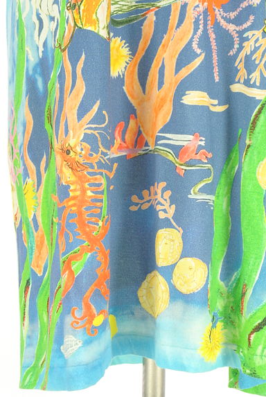 TSUMORI CHISATO（ツモリチサト）の古着「海のイラストプリントボックスワンピース（ワンピース・チュニック）」大画像５へ