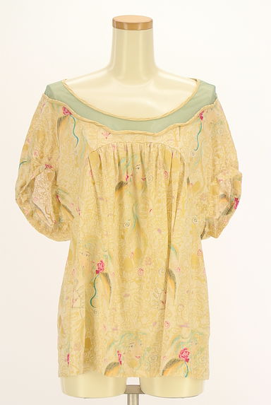 TSUMORI CHISATO（ツモリチサト）の古着「メッシュネックプリントトップス（カットソー・プルオーバー）」大画像１へ