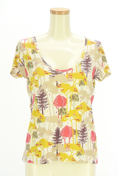 TSUMORI CHISATO（ツモリチサト）の古着「Uネック柄Tシャツ（Ｔシャツ）」大画像１へ