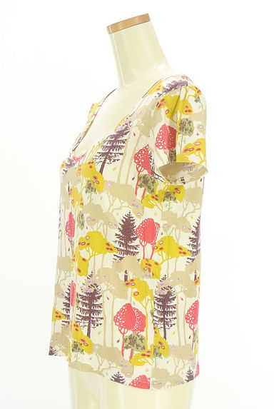TSUMORI CHISATO（ツモリチサト）の古着「Uネック柄Tシャツ（Ｔシャツ）」大画像３へ