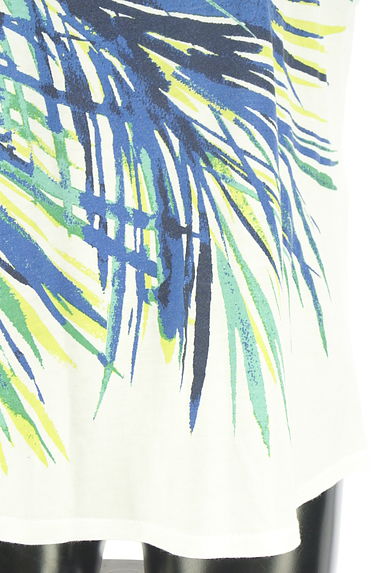 Stola.（ストラ）の古着「ヤシの葉プリントノースリカットソー（Ｔシャツ）」大画像５へ
