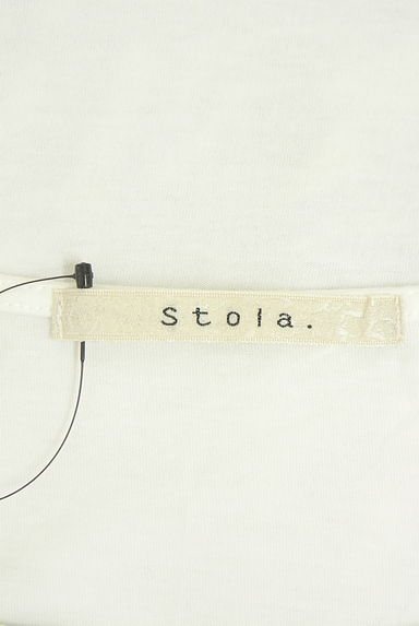 Stola.（ストラ）の古着「ヤシの葉プリントノースリカットソー（Ｔシャツ）」大画像６へ
