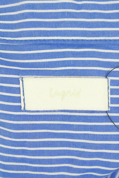 Ungrid（アングリッド）の古着「ストライプ柄プルオーバーシャツワンピース（ワンピース・チュニック）」大画像６へ