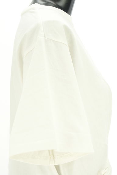 Ungrid（アングリッド）の古着「前裾ツイスト半袖Tシャツ（Ｔシャツ）」大画像４へ