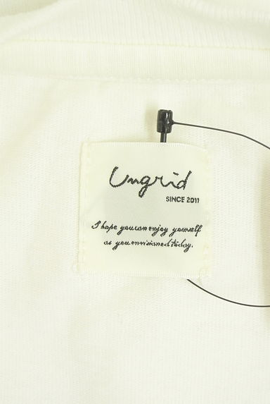 Ungrid（アングリッド）の古着「前裾ツイスト半袖Tシャツ（Ｔシャツ）」大画像６へ