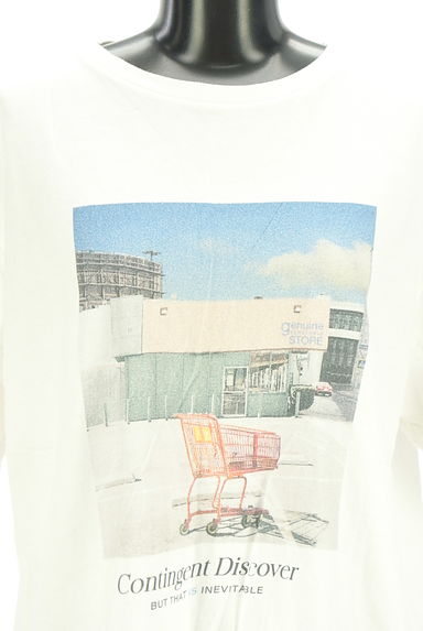 Ungrid（アングリッド）の古着「フォト風プリント半袖Tシャツ（Ｔシャツ）」大画像４へ