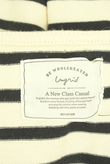 Ungrid（アングリッド）の古着「ボーダー柄カットソー（カットソー・プルオーバー）」大画像６へ