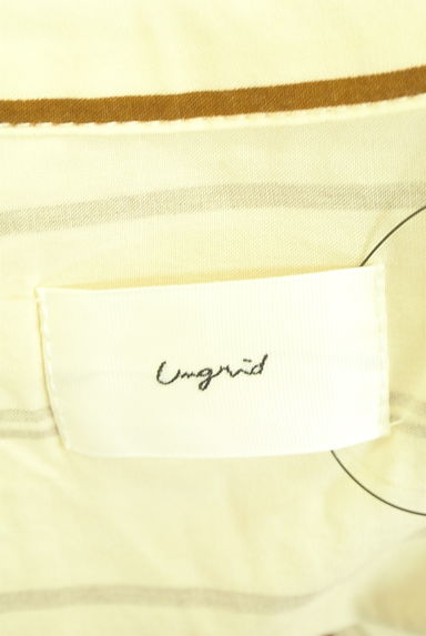 Ungrid（アングリッド）の古着「オーバーサイズストライプシャツ（ブラウス）」大画像６へ