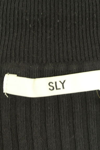 SLY（スライ）の古着「モックネックリブニットトップス（ニット）」大画像６へ