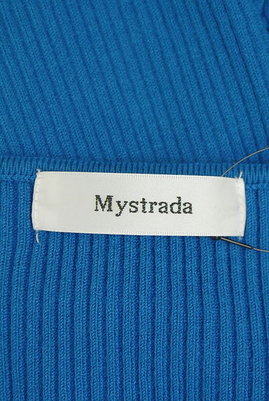 Mystrada（マイストラーダ）の古着「ボートネックリブニットトップス（ニット）」大画像６へ